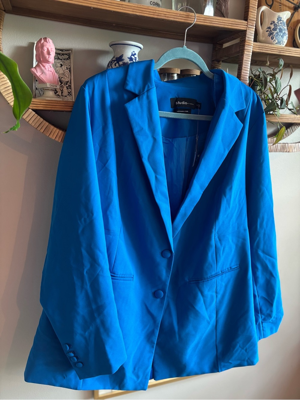 Torrid Bold Cobalt Blue Single-Breasted Blazer NWT